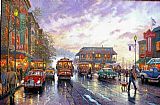 Thomas Kinkade City by the Bay painting